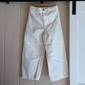 We The Free Wide Leg White Pants